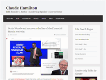 Tablet Screenshot of claude-hamilton.com